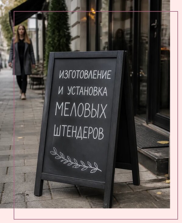 Меловые штендеры в Кузнецке по цене от 6776 р. | Аванза-Кнц